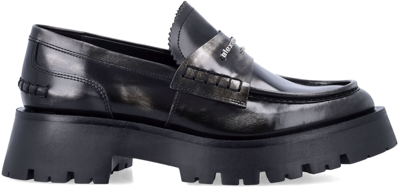 Alexander Wang Carter Lug Loafer Blackgrey Divers