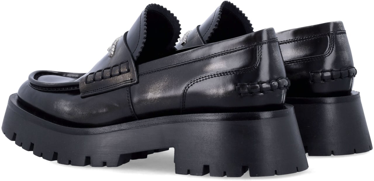 Alexander Wang Carter Lug Loafer Blackgrey Divers