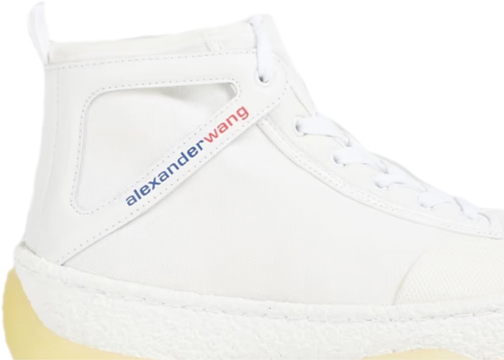 Alexander Wang A1 Logo Mid-top Sneakers Wit