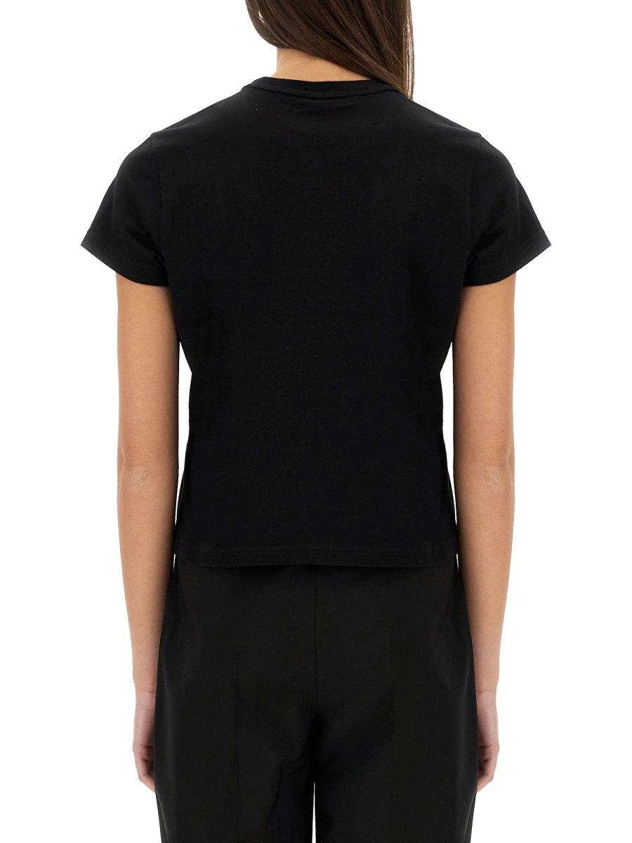 Alexander Wang EMBOSSED LOGO T-SHIRT Zwart