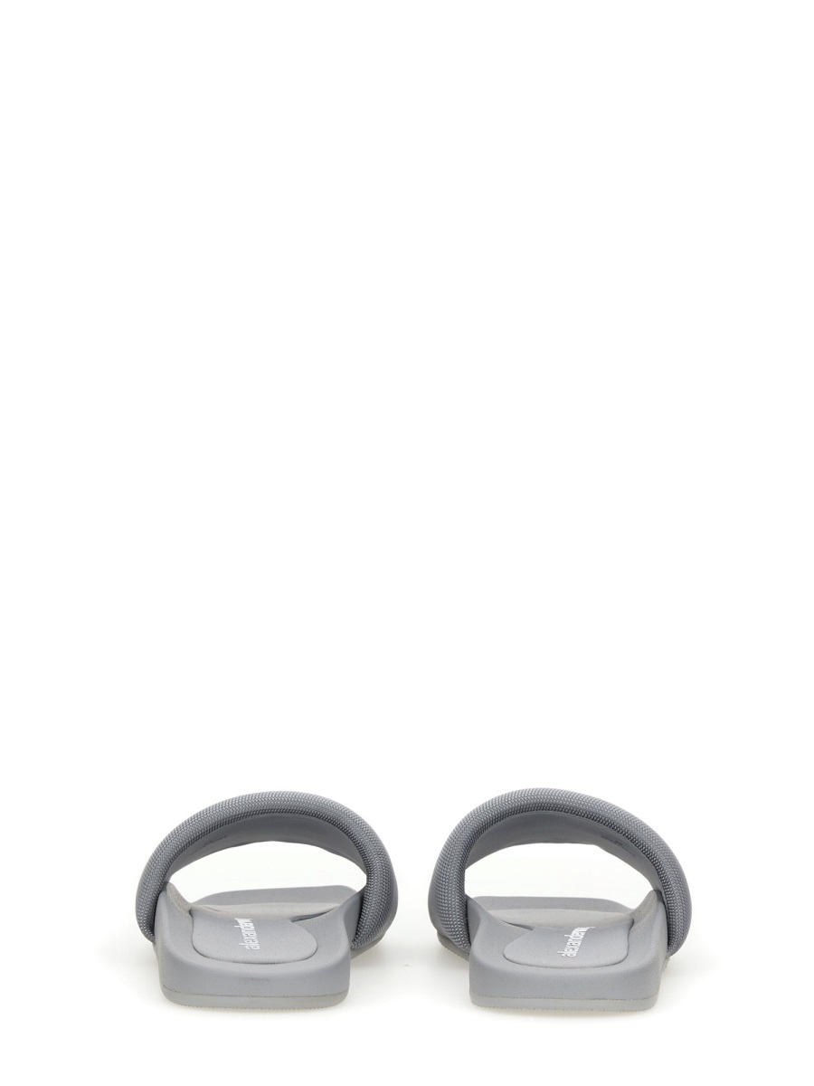 Alexander Wang NYLON "AW" SANDAL Grijs