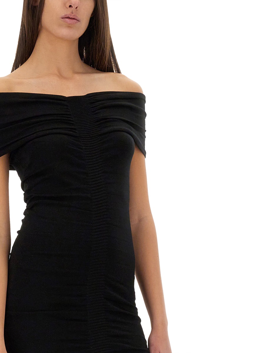 Alexander Wang OFF SHOULDER DRESS Zwart