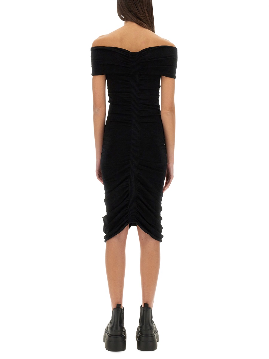 Alexander Wang OFF SHOULDER DRESS Zwart