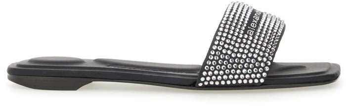 Alexander Wang SATIN SANDAL Zwart