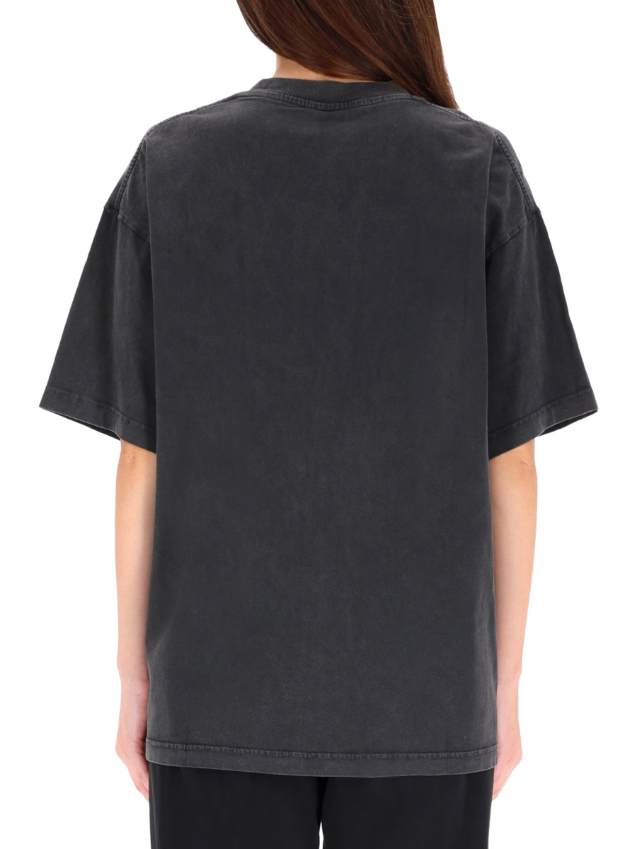 Alexander Wang T-SHIRT WITH PRINT Zwart