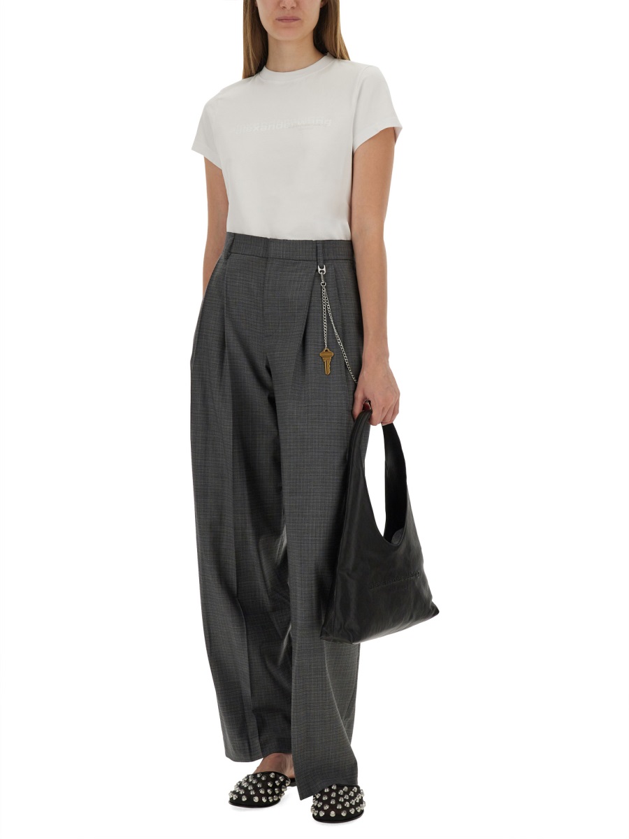 Alexander Wang T-SHIRT WITH LOGO Wit