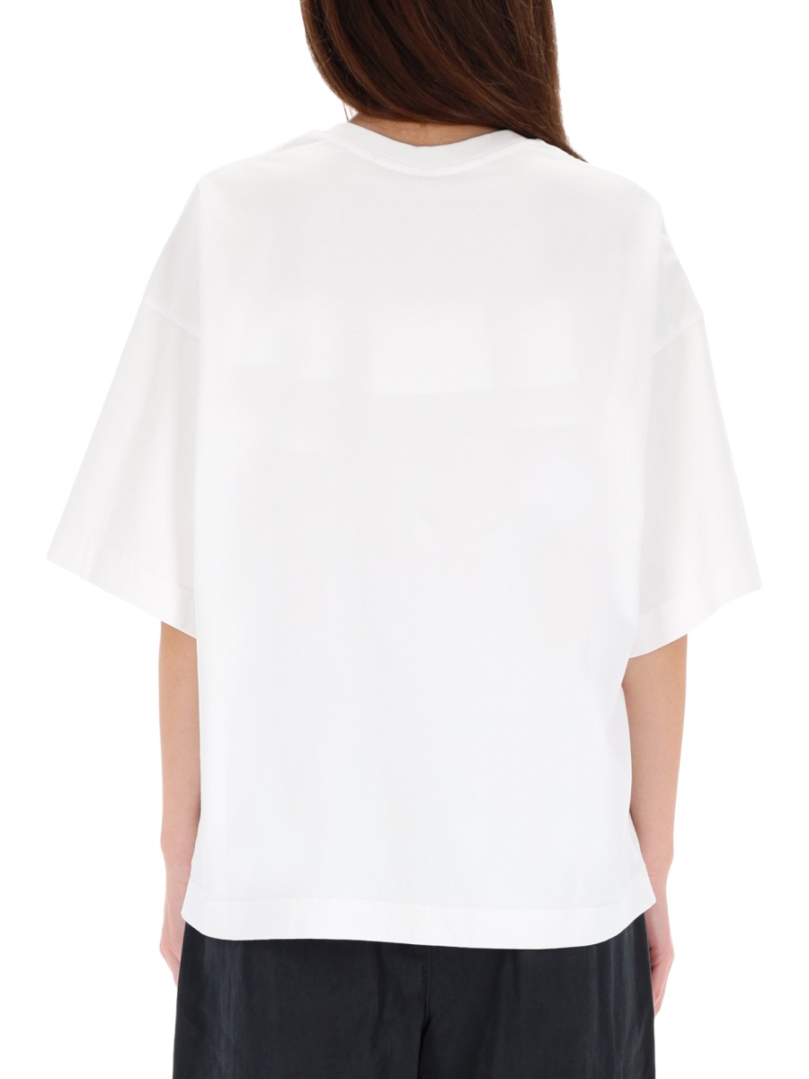 Alexander Wang T-SHIRT WITH LOGO Zwart