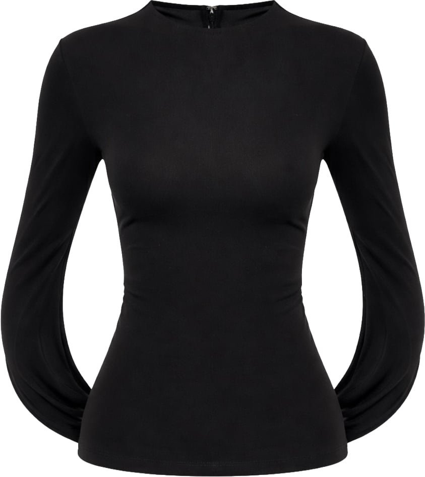 Alexander Wang DRAPED BACK TOP Zwart