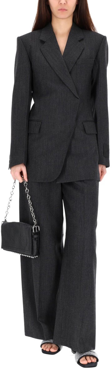 Alexander Wang MINI "BLAZER" DRESS Zwart