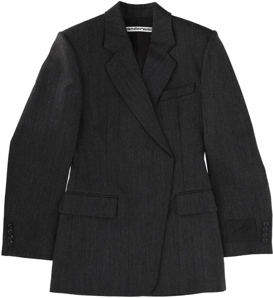 Alexander Wang MINI "BLAZER" DRESS Zwart
