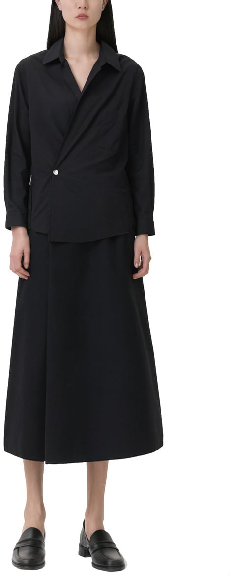 Alexander Wang LONG WRAP DRESS Zwart