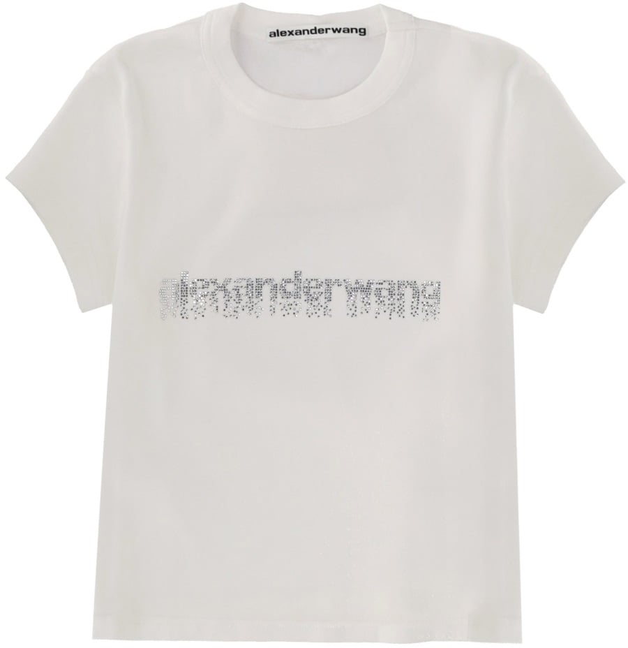 Alexander Wang T-SHIRT WITH LOGO Wit