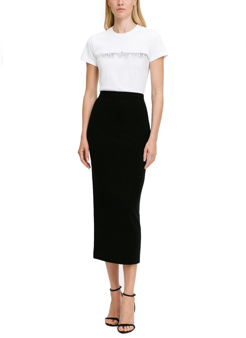 Alexander Wang T-SHIRT WITH LOGO Wit