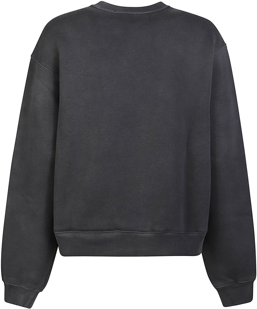Alexander Wang Hotfix Logo Roundneck Sweatshirt Grey Grijs