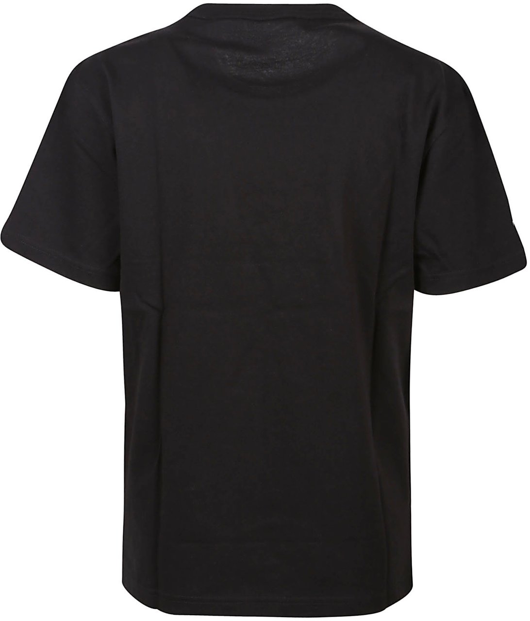 Alexander Wang Puff Logo Bound Neck Essential T-shirt Black Zwart