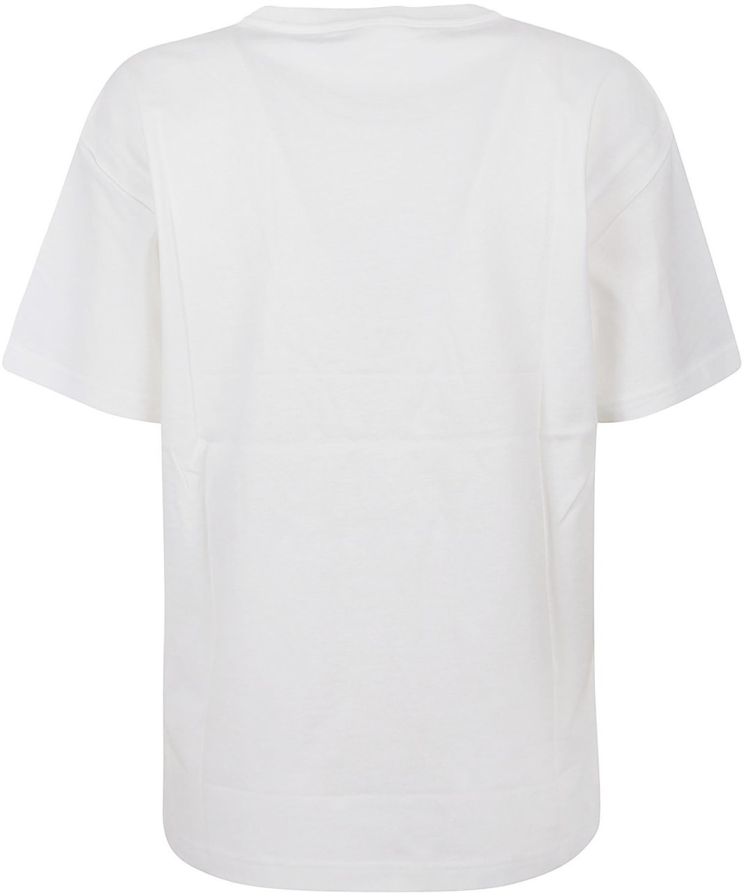 Alexander Wang Puff Logo Bound Neck Essential T-shirt White Wit