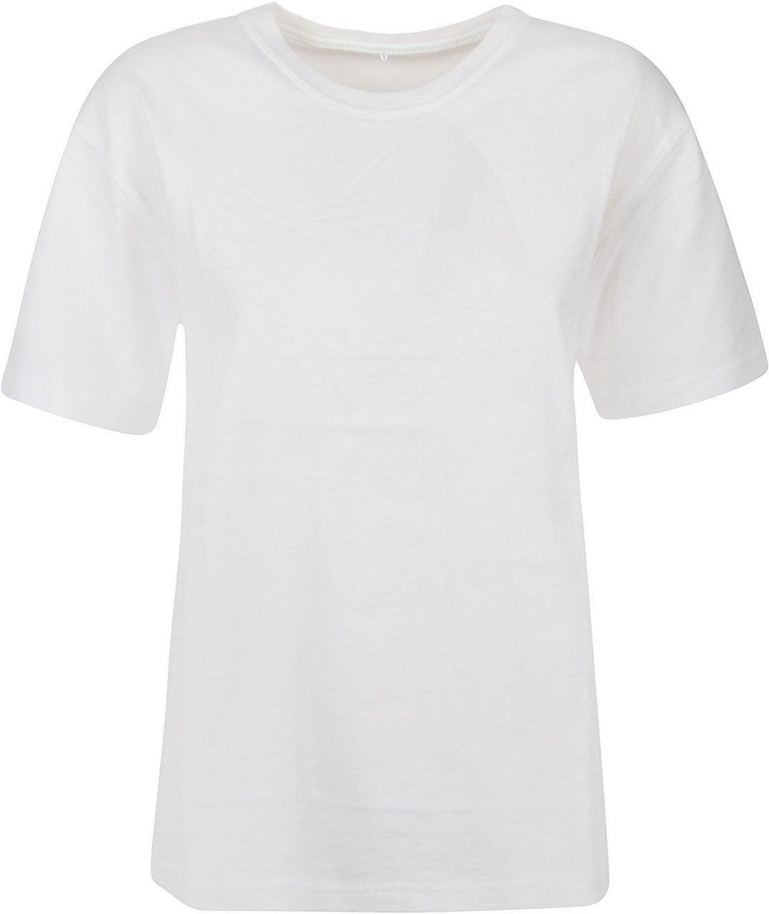 Alexander Wang Puff Logo Bound Neck Essential T-shirt White Wit