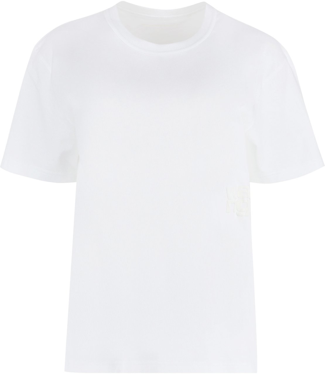 Alexander Wang Cotton crew-neck T-shirt Wit