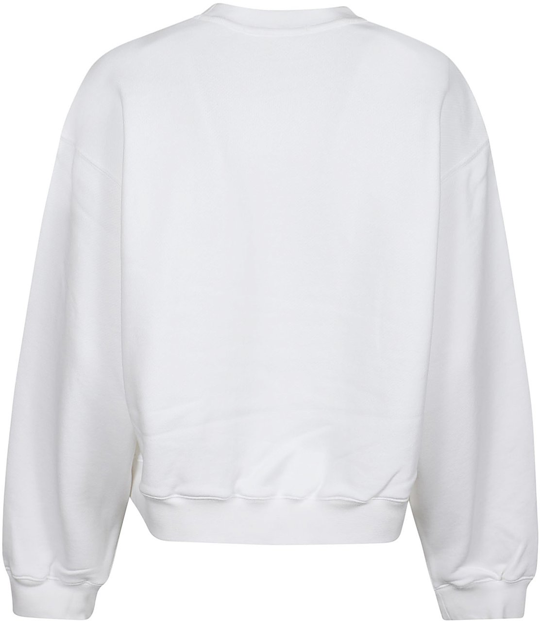 Alexander Wang Puff Paint Logo Essentail Terry Sweatshirt White Wit