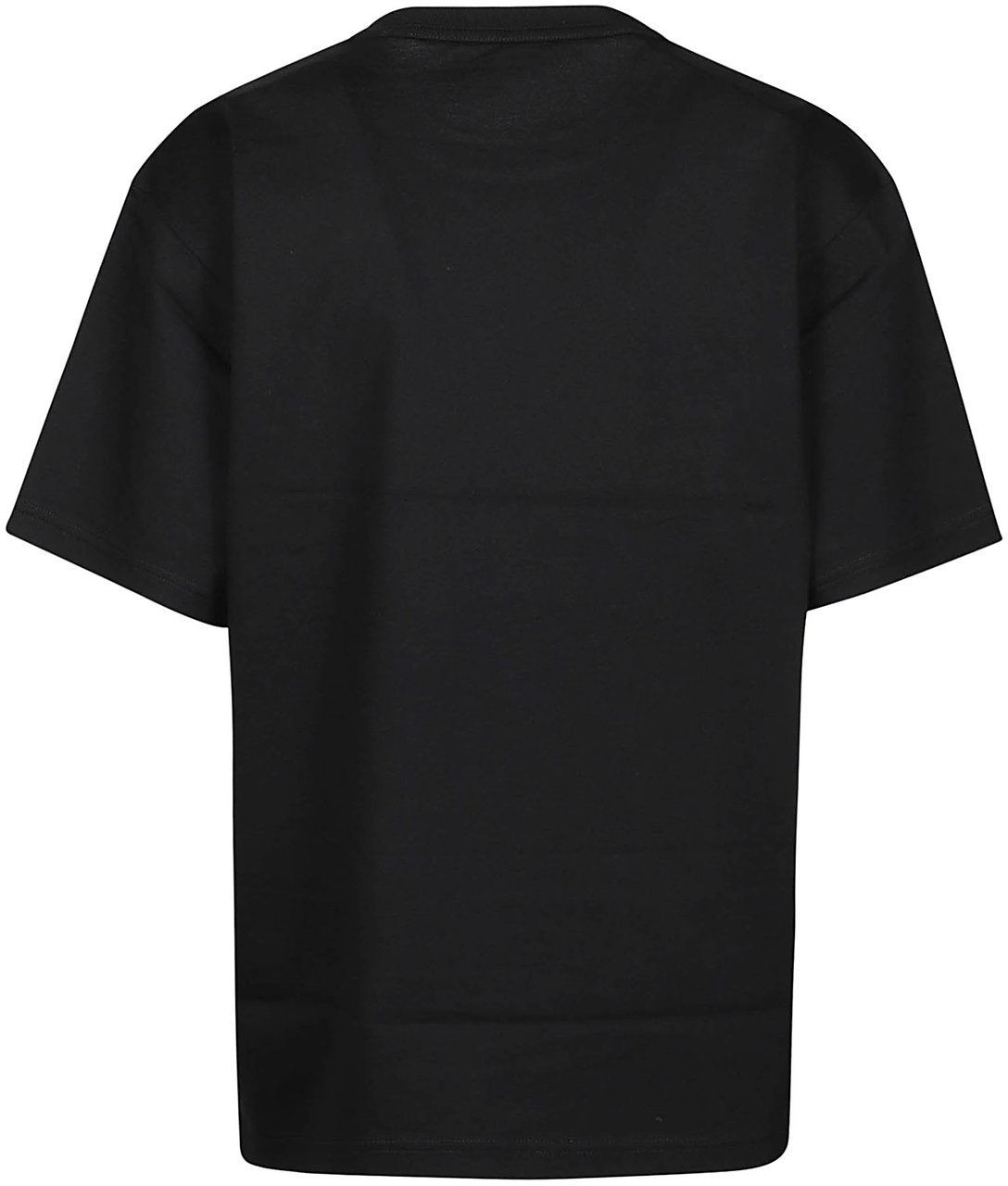 Alexander Wang Puff Logo Bound Neck Essential T-shirt Black Zwart