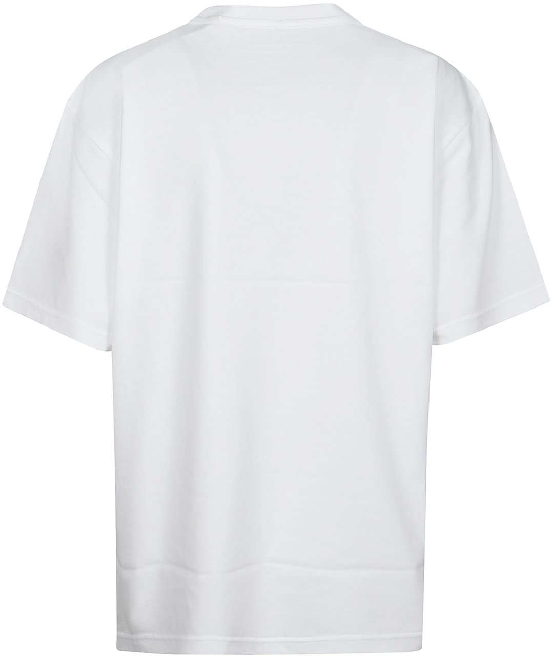 Alexander Wang Puff Logo Bound Neck Essential T-shirt White Wit
