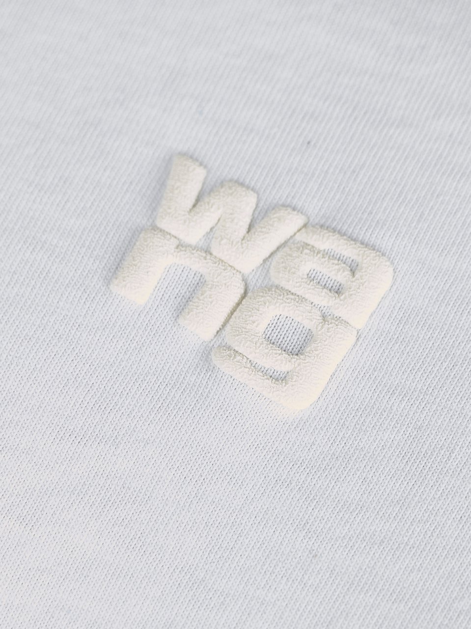 Alexander Wang Essential Jersey Shrunken Tee Wit