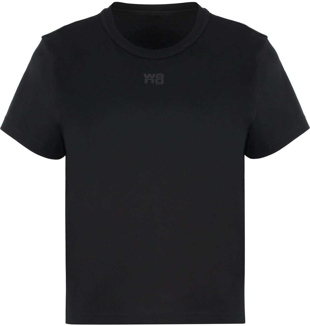 Alexander Wang Cotton crew-neck T-shirt Zwart