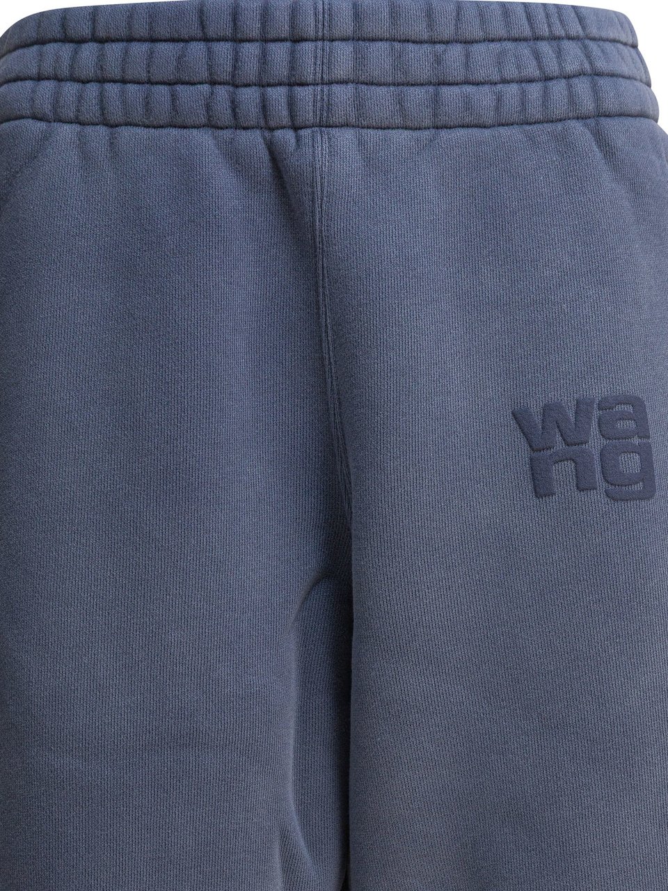 Alexander Wang ESSENTIAL TERRY CLASSIC SWEATPANT PUFF PAINT LOGO Blauw