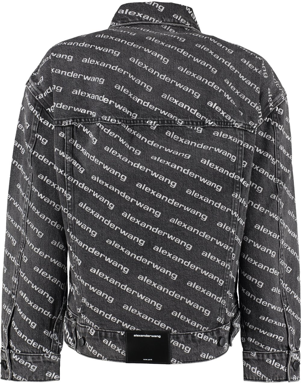 Alexander Wang Printed denim jacket Wit
