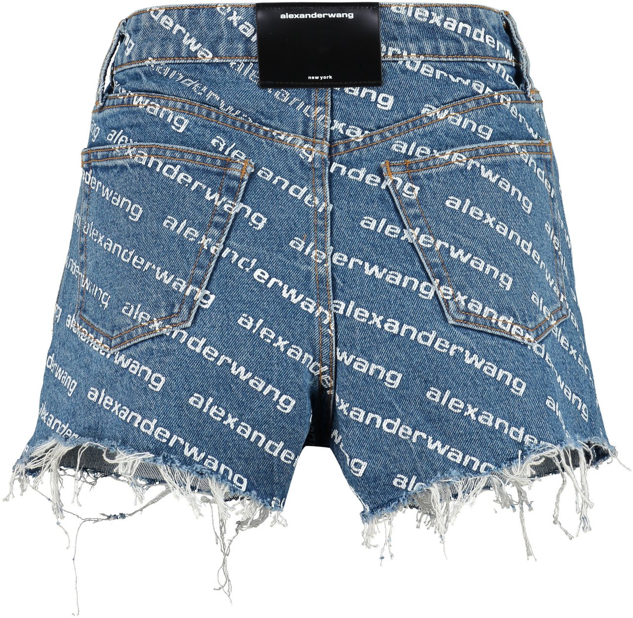 Alexander Wang Bite denim shorts Blauw