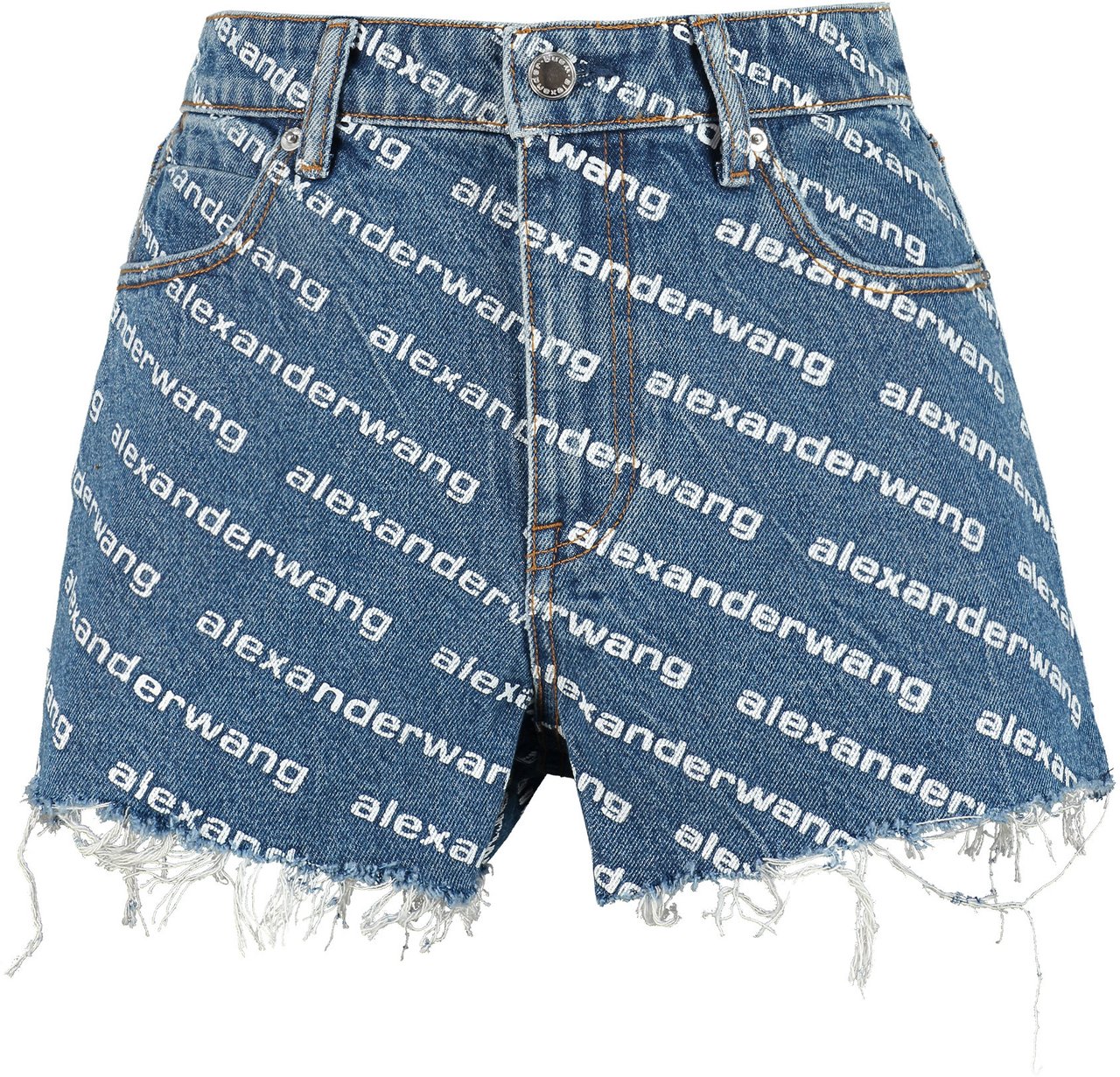 Alexander Wang Bite denim shorts Blauw