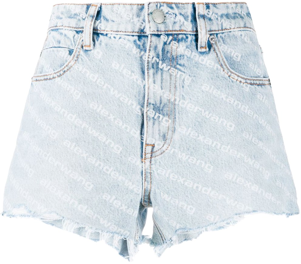 Alexander Wang Alexander Wang Pantaloncini Blu Blauw