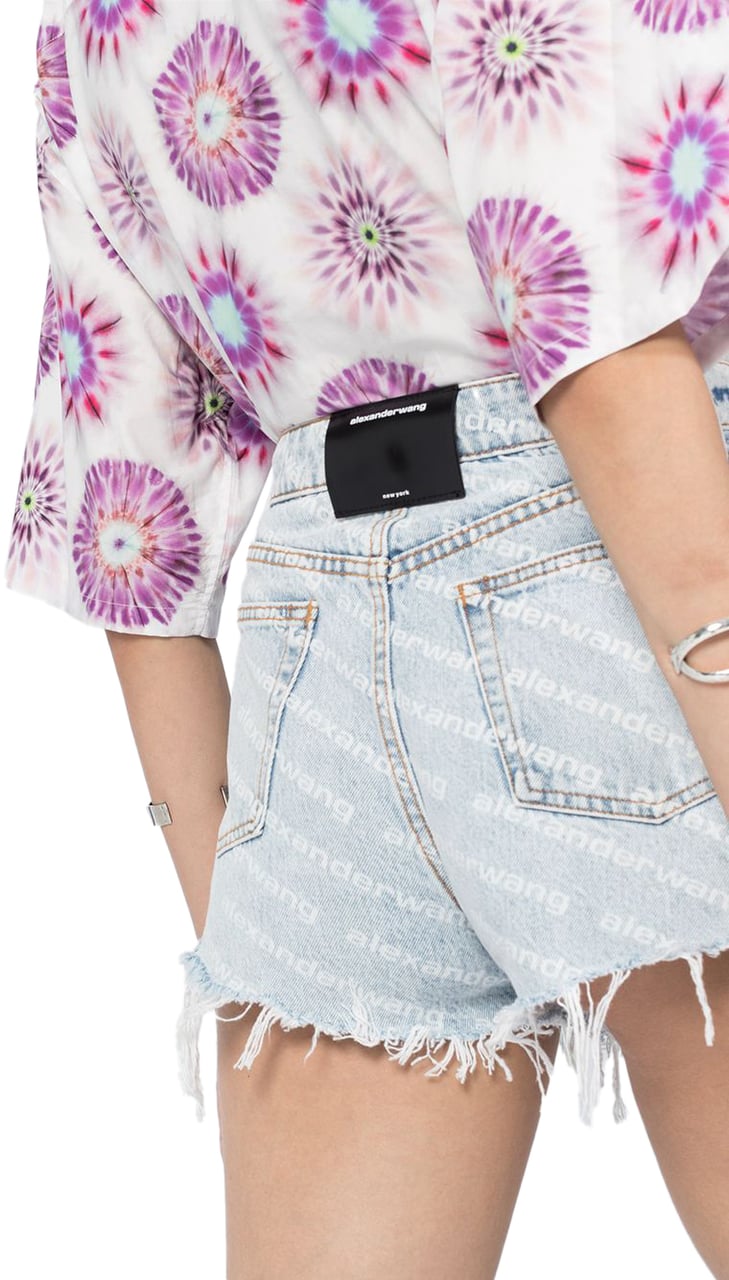Alexander Wang Alexander Wang Pantaloncini Blu Blauw