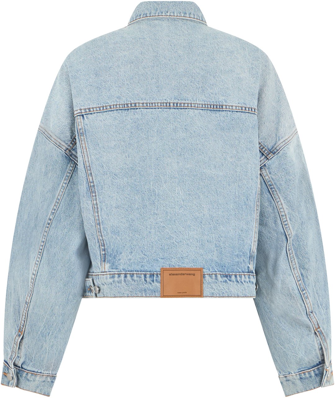 Alexander Wang Short denim jacket Lichtblauw