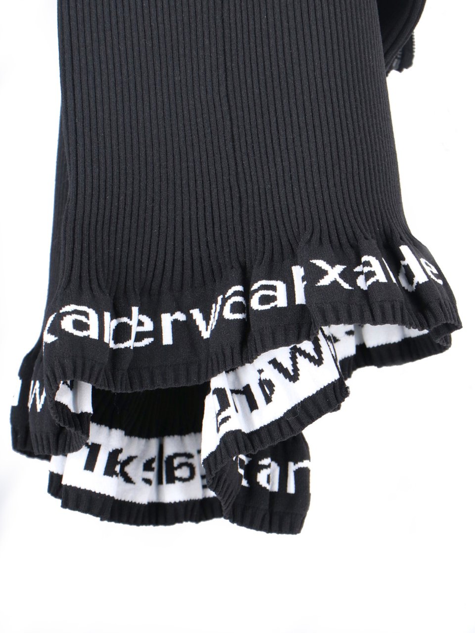 Alexander Wang Logo Midi Dress – Black Neutraal