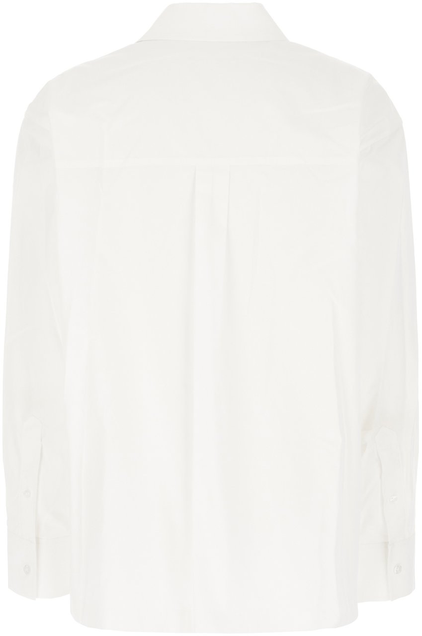 Alexander Wang Alexander Wang White poplin oversize shirt Wit