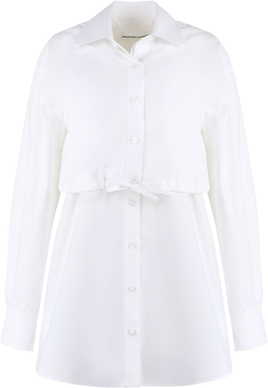 Alexander Wang Cotton shirtdress Wit