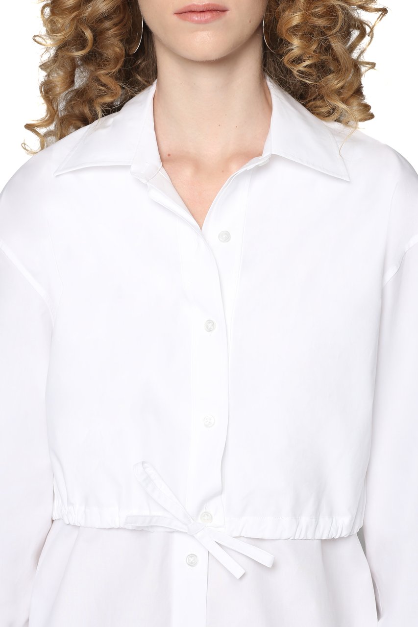 Alexander Wang Cotton shirtdress Wit