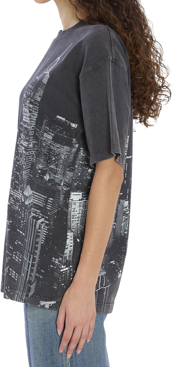 Alexander Wang T-shirt with rhinestones Zwart