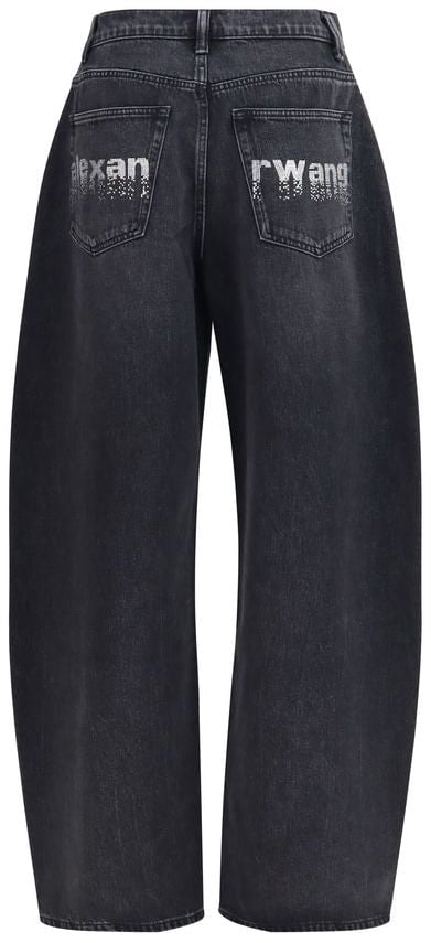 Alexander Wang Black Cotton Jeans Denim Zwart