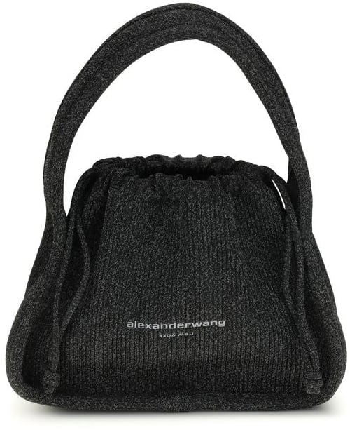 Alexander Wang Alexander Wang Black Polyester Handbag Zwart