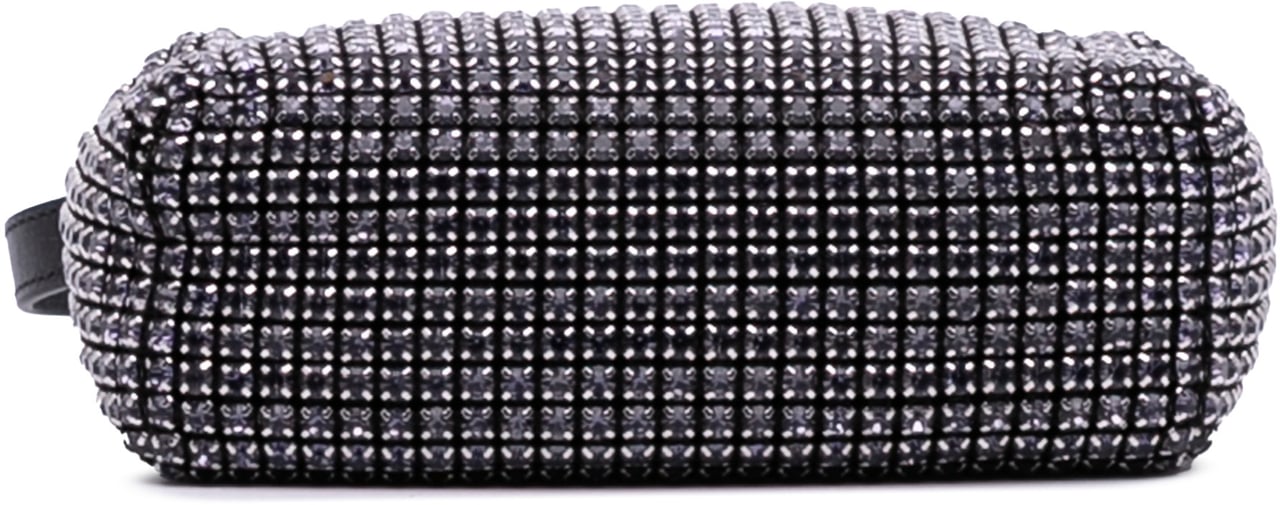 Alexander Wang Mesh Crystal Heiress Pouch Zwart