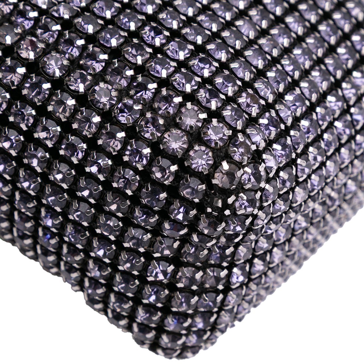Alexander Wang Mesh Crystal Heiress Pouch Zwart