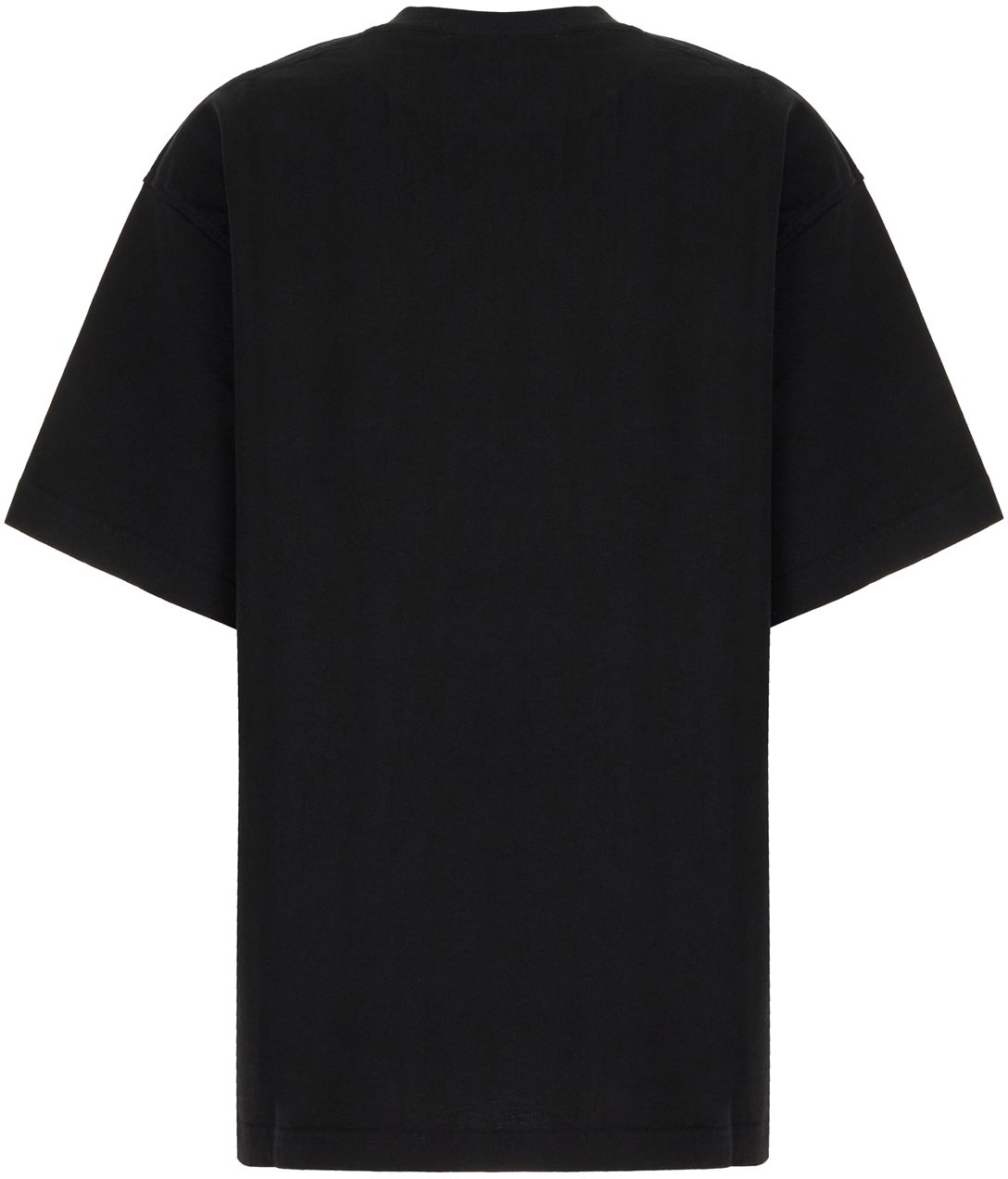 Alexander Wang Alexander Wang Black cotton oversize t-shirt Zwart