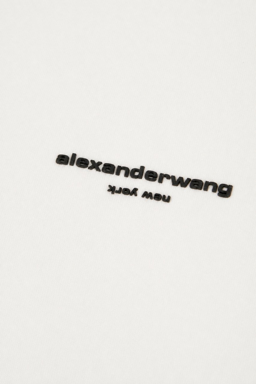 Alexander Wang White cotton T-shirt Wit