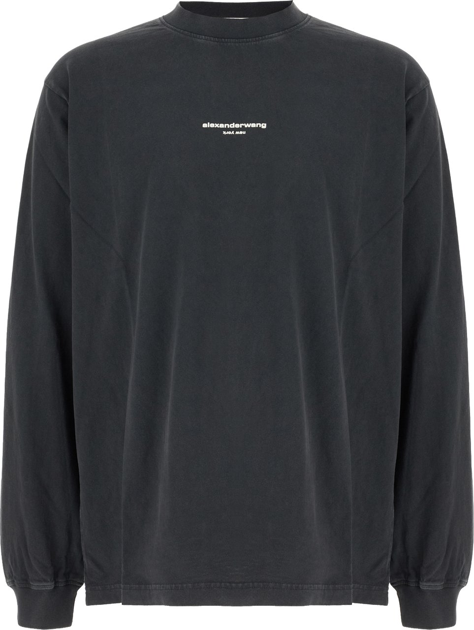 Alexander Wang Black cotton T-shirt Zwart