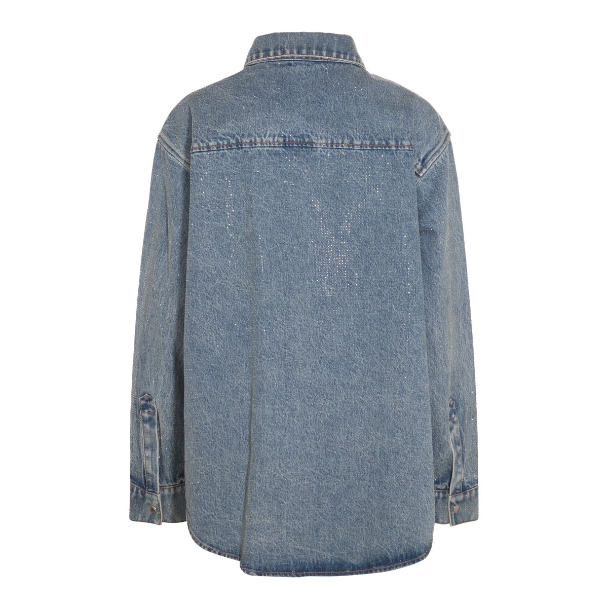 Alexander Wang Vintage Light Indigo Denim Shirt Blauw