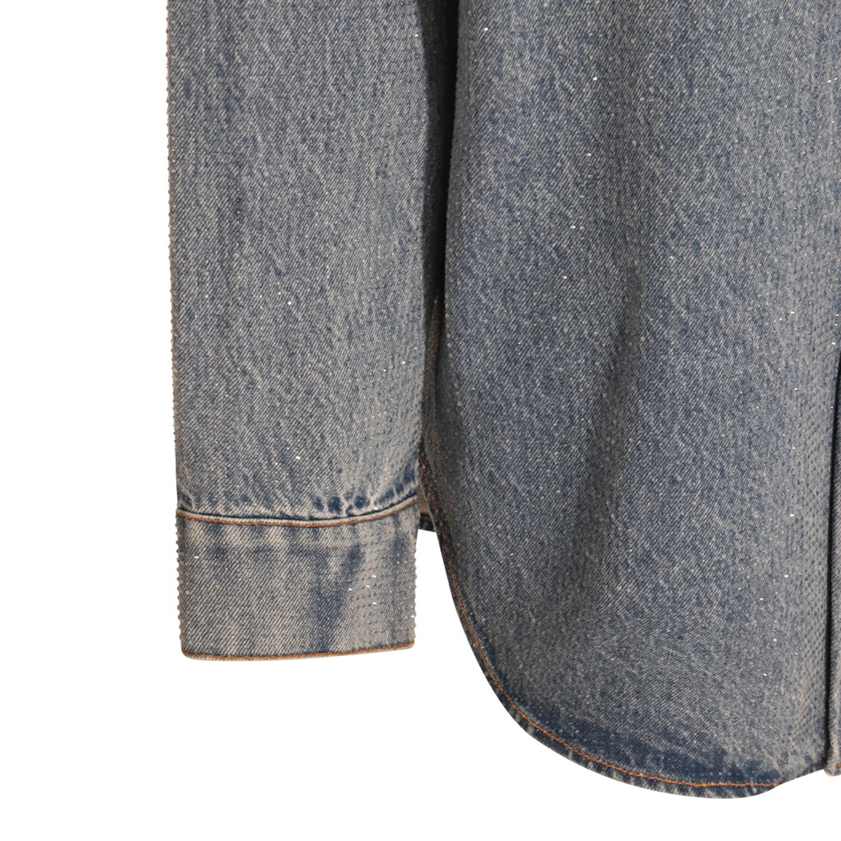 Alexander Wang Vintage Light Indigo Denim Shirt Blauw