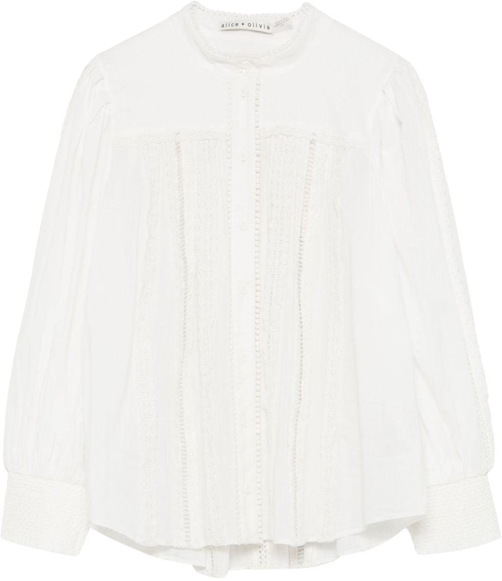 Alice + Olivia Shirts White Wit