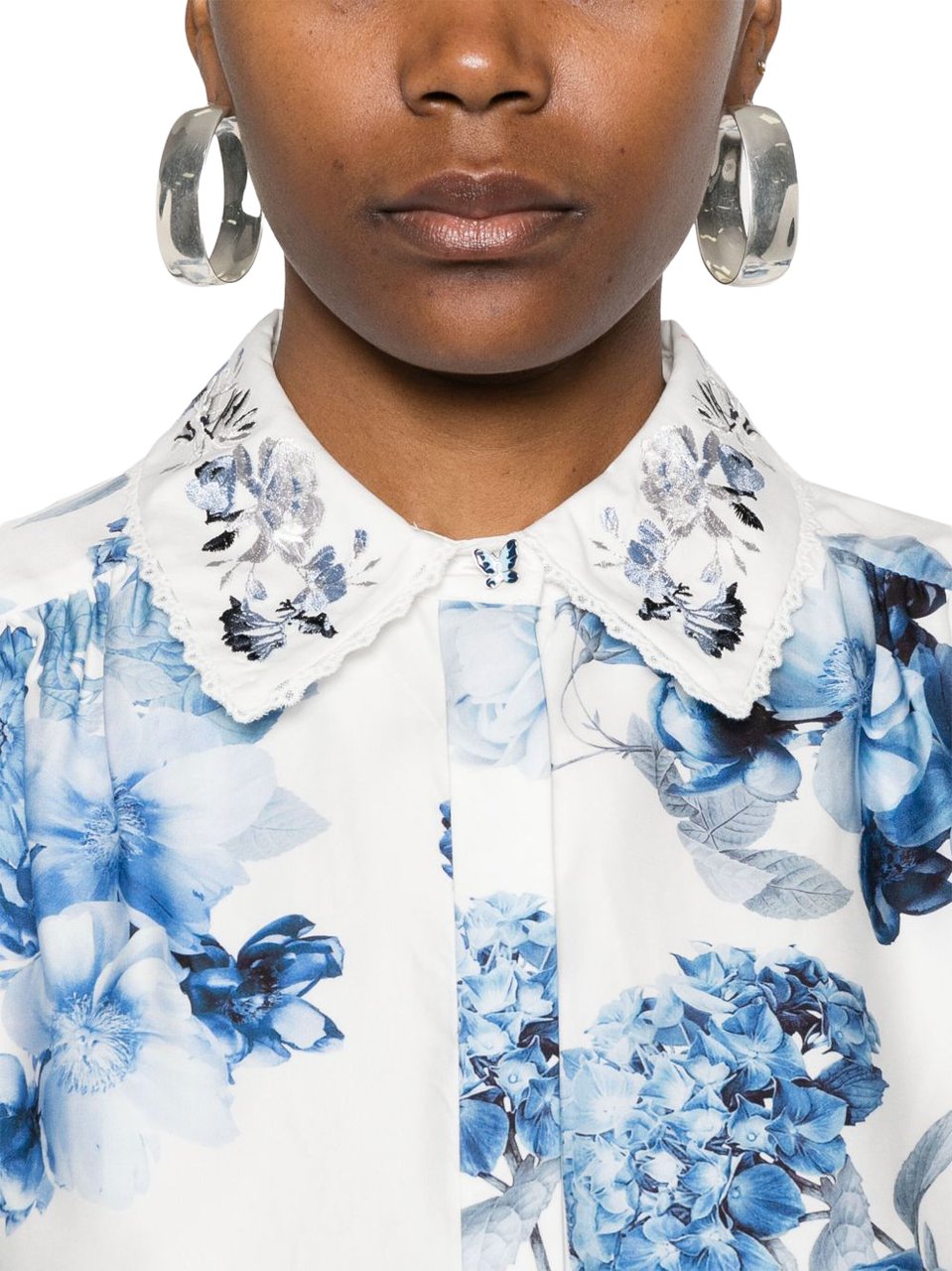 Alice + Olivia Dresses Clear Blue Wit